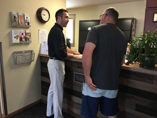 Doctor explaining procedure to patient