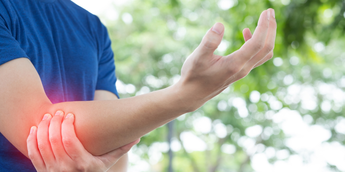 agony due to elbow pain