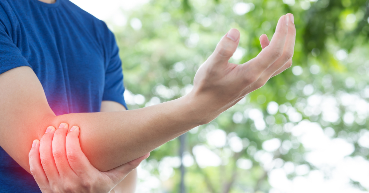 agony due to elbow pain